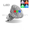 AMPOULE LED RVB GU10 21 LEDs 