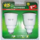 LOT 2 Ampoules SPOT GU10 CFL 11W