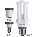 Ampoules 3 Culots Tulipe E27 CFL 15 W 2700K